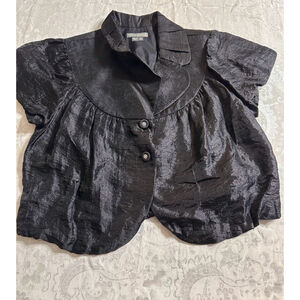 3 for $15 | Cropped Black Jacket Blazer | Size 12
